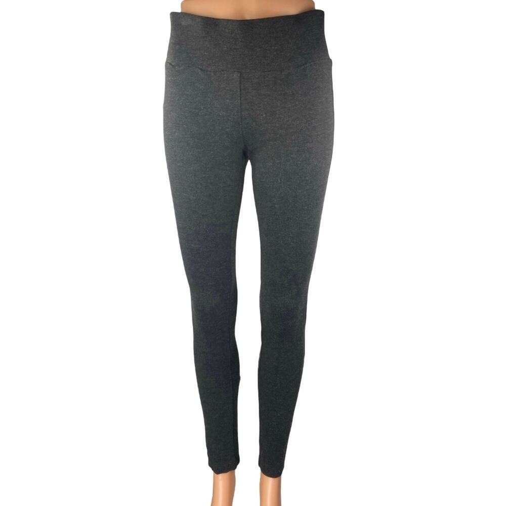 Copper Key Gray Mid Rise Skinny Activewear Fitness Workout Yoga Leggings Pants 7